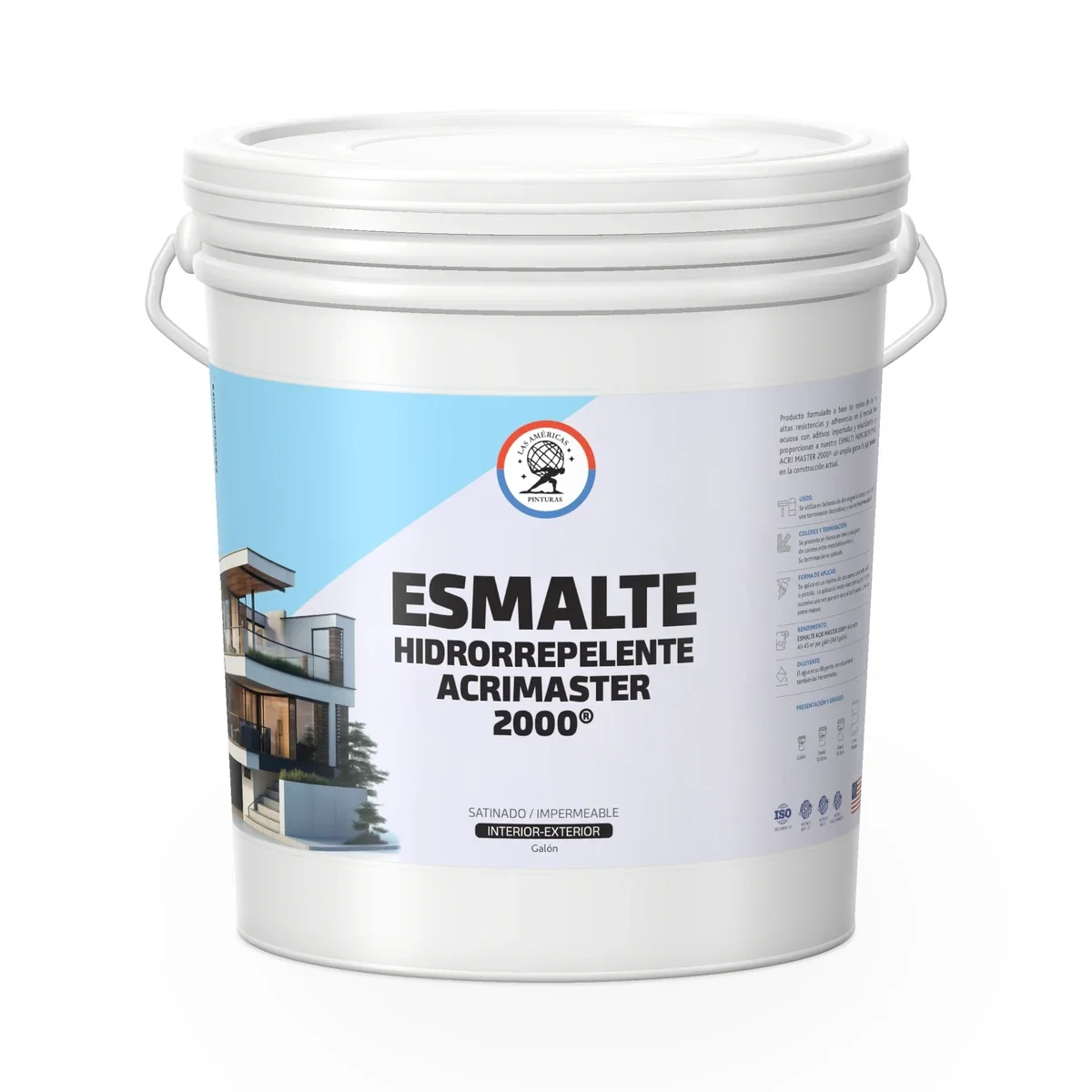 Esmalte Hidrorrepelente Acrimaster 2000®, envase galón