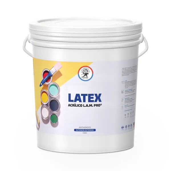 Látex Acrílico L.A.M. Pro®, galón