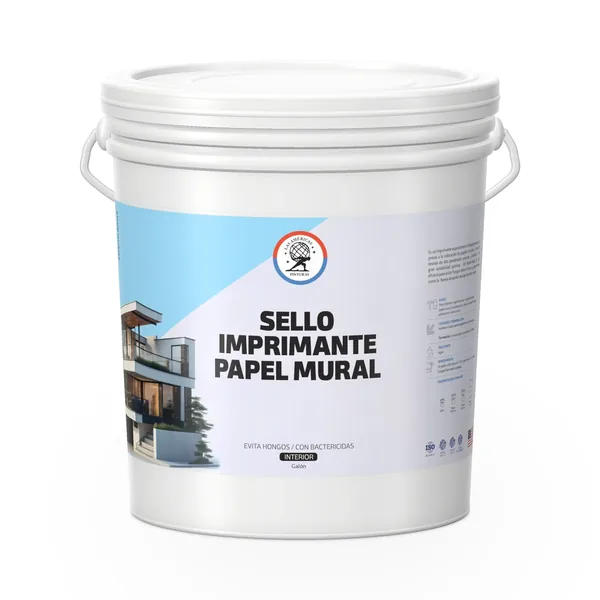 Sello Imprimante Papel Mural, galón